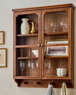 VND8329 Craftmachine India Pvt Ltd Amelia Oversized Display Cabinet with Glass Doors