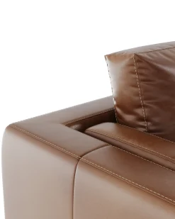VND8096 CODA MX INC Andrews Leather Sofa