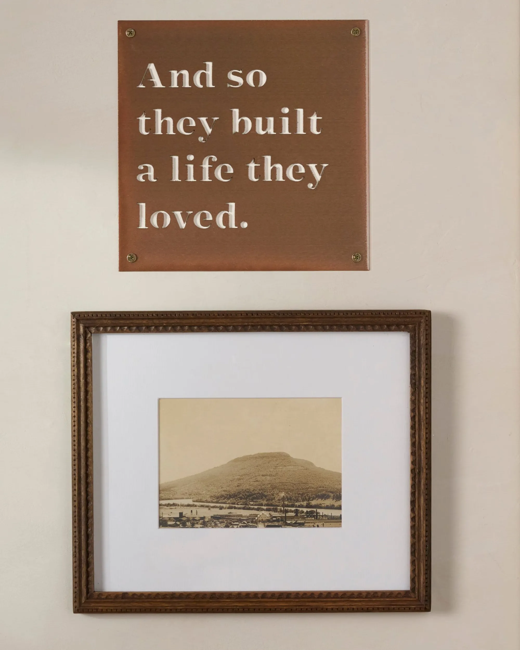 VND0312 JDH Iron Designs LLC And So They Built A Life They Loved Sign