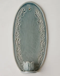 VND6562 Chaozhou Highland Crafts Company Ltd Annie Floral Ceramic Wall Sconce