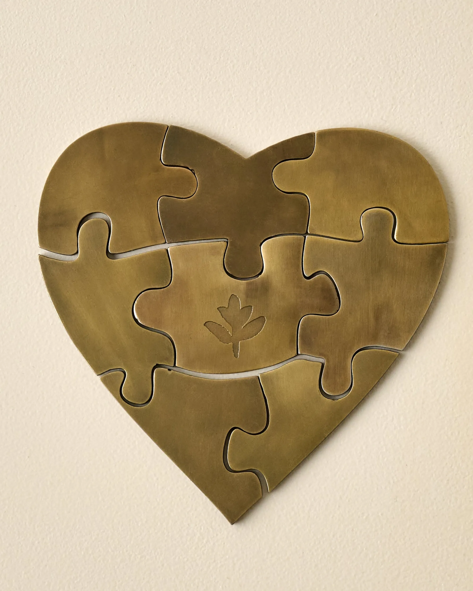 VND7371 True Home Decor Pvt Ltd Antique Brass Decorative Puzzle