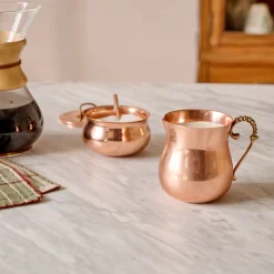 VND7371 True Home Decor Pvt Ltd Antique Copper Sugar Canister