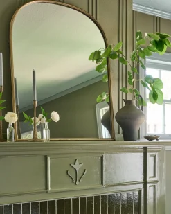 VND6561 FUJIAN BESTBUY ARTS&CRAFTS CO.,LTD. Archer Brass Metal Framed Mirror