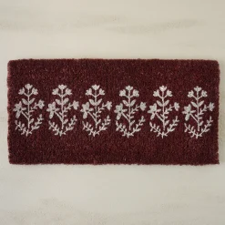 VND0164 Creative Co-op Inc Aspen Floral Doormat