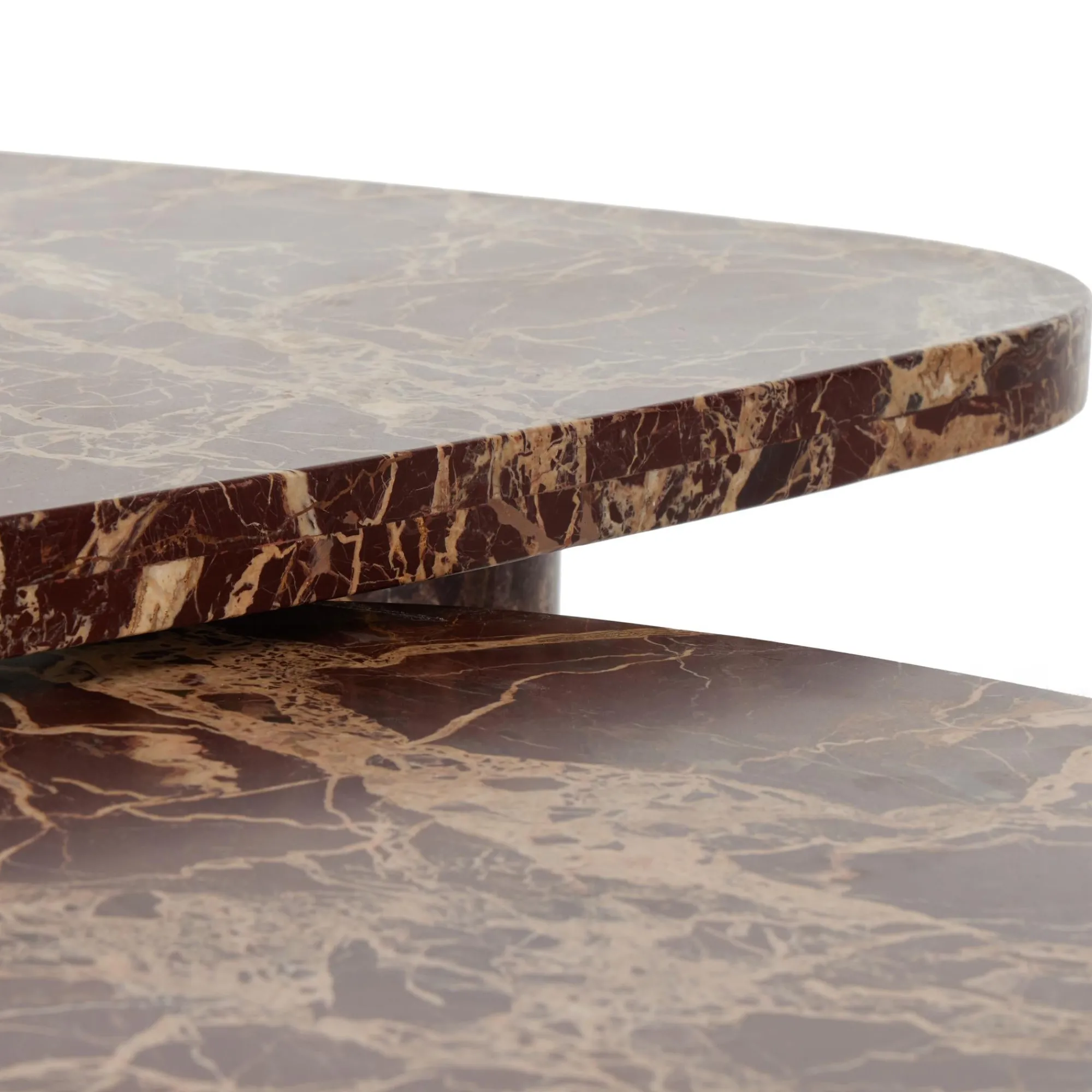VND6200 Four Hands, LLC Aurora Marble Nesting Coffee Table