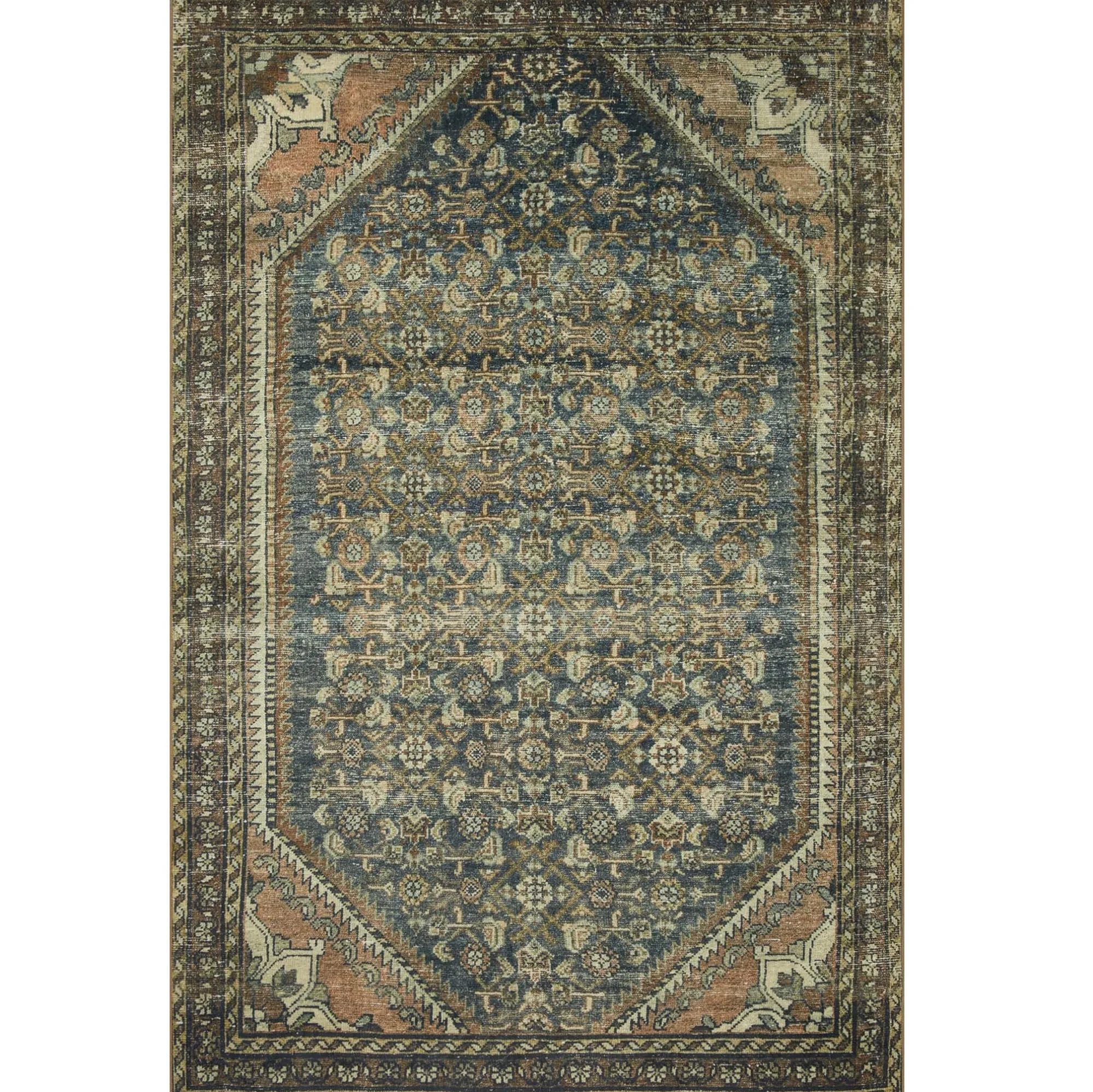 VND0086 Loloi Inc Banks Denim Clay Rug