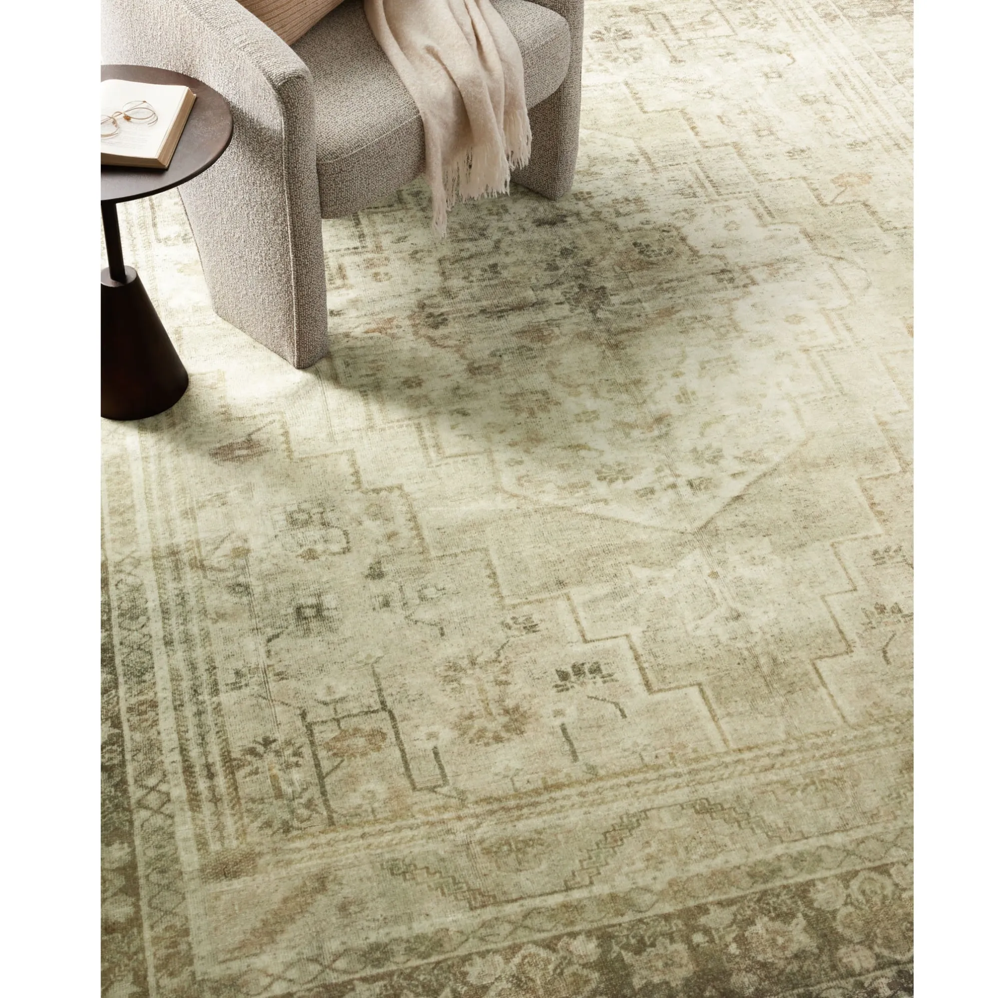 VND0086 Loloi Inc Banks Natural Granite Rug