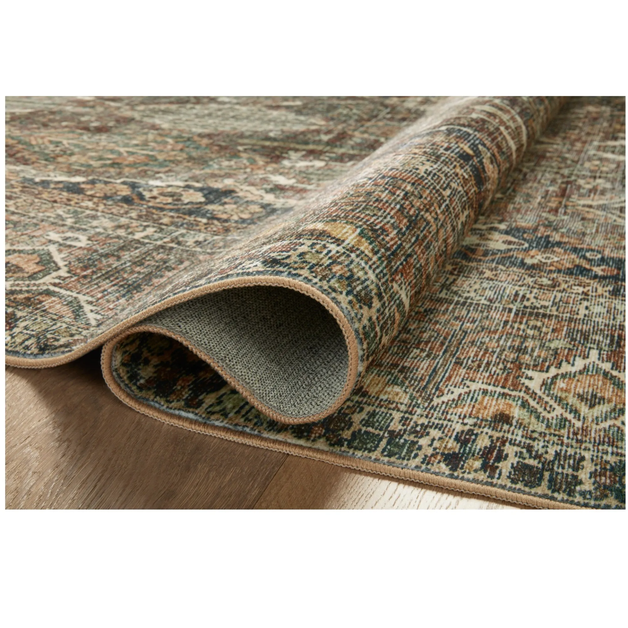 VND0086 Loloi Inc Banks Spice Blue Rug