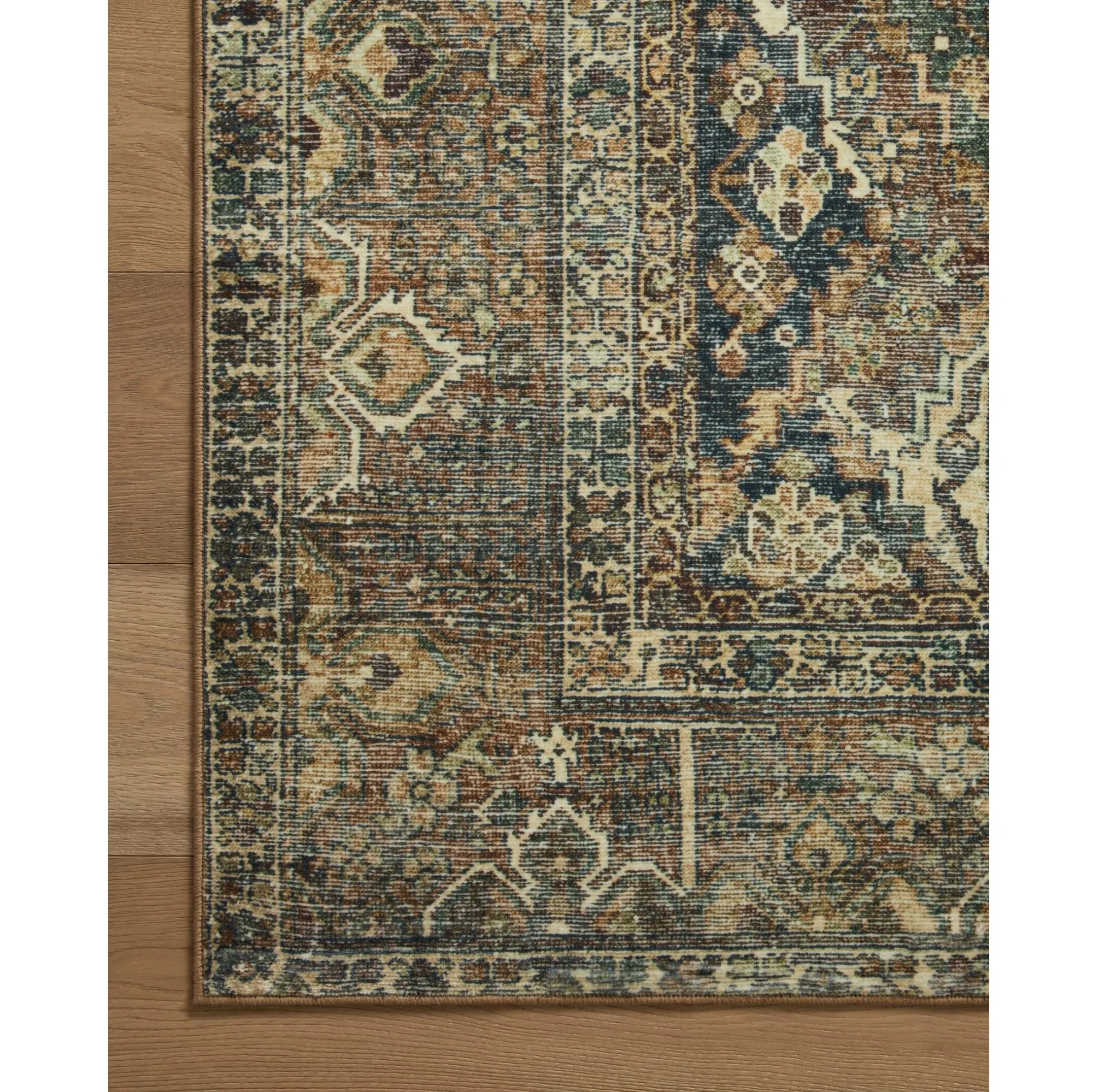VND0086 Loloi Inc Banks Spice Blue Rug
