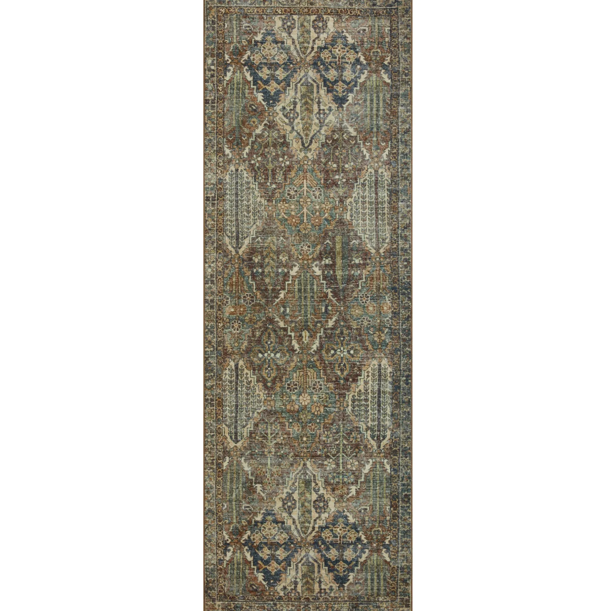 VND0086 Loloi Inc Banks Spice Blue Rug