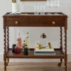 VND8329 Craftmachine India Pvt Ltd Barley Twist Bar Cart