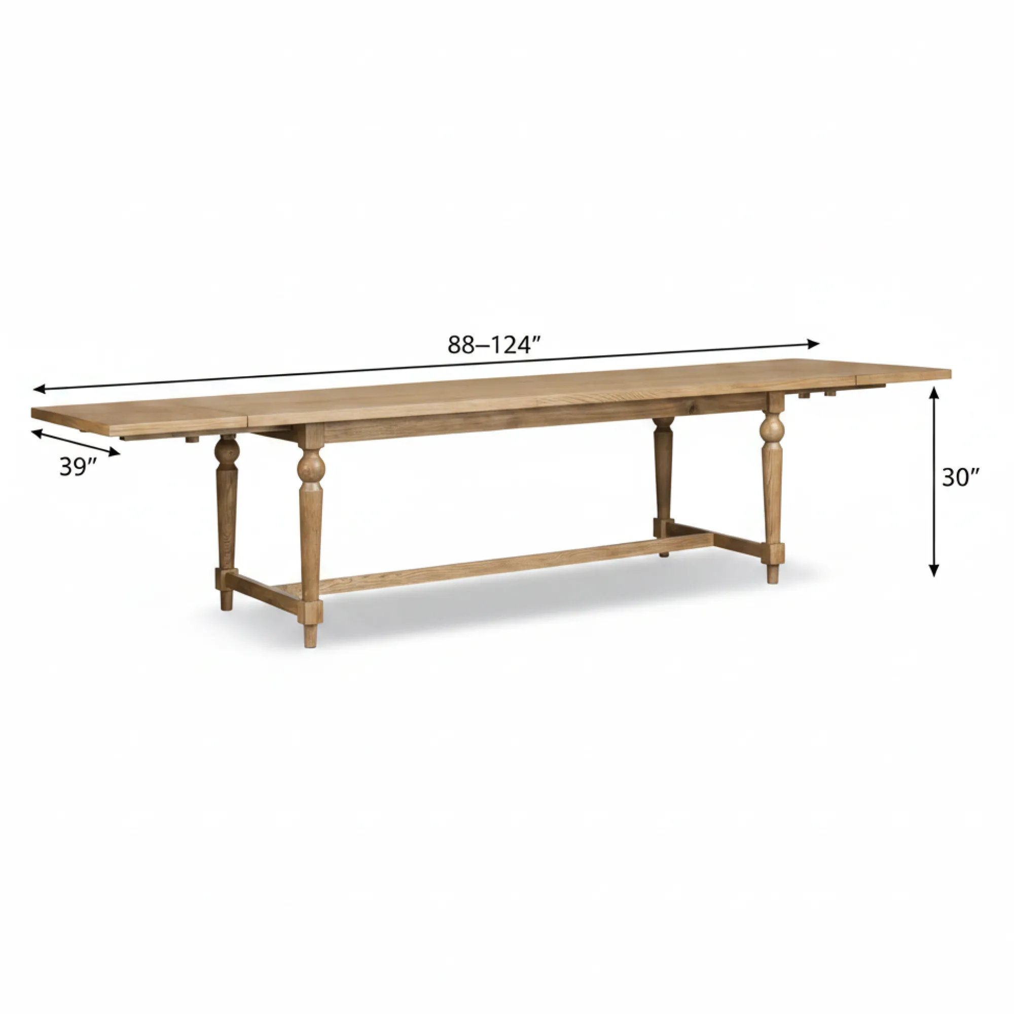 VND6200 Four Hands, LLC Beau Extension Dining Table