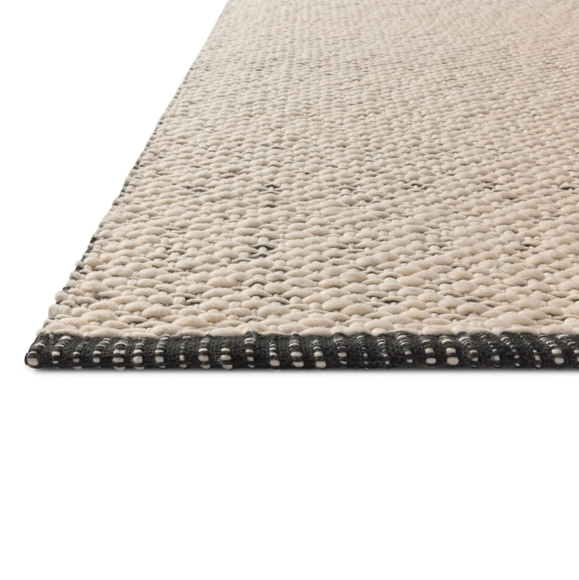 VND0086 Loloi Inc Betty Ivory Black Rug