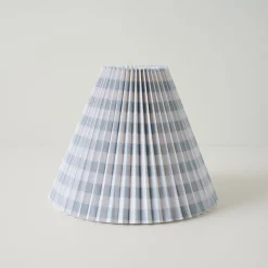 VND6475 StyleCraft Home Collection Blue Gingham Shade