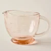 VND6967 S Gopal Overseas Blush Glass 4 Cup Measuring Cup