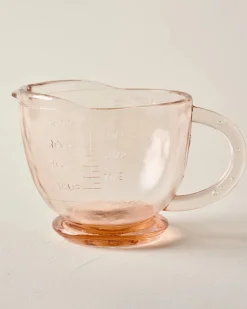 VND6967 S Gopal Overseas Blush Glass 4 Cup Measuring Cup