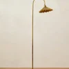 VND8010 Decodesign Interior Brass Pleat Floor Lamp