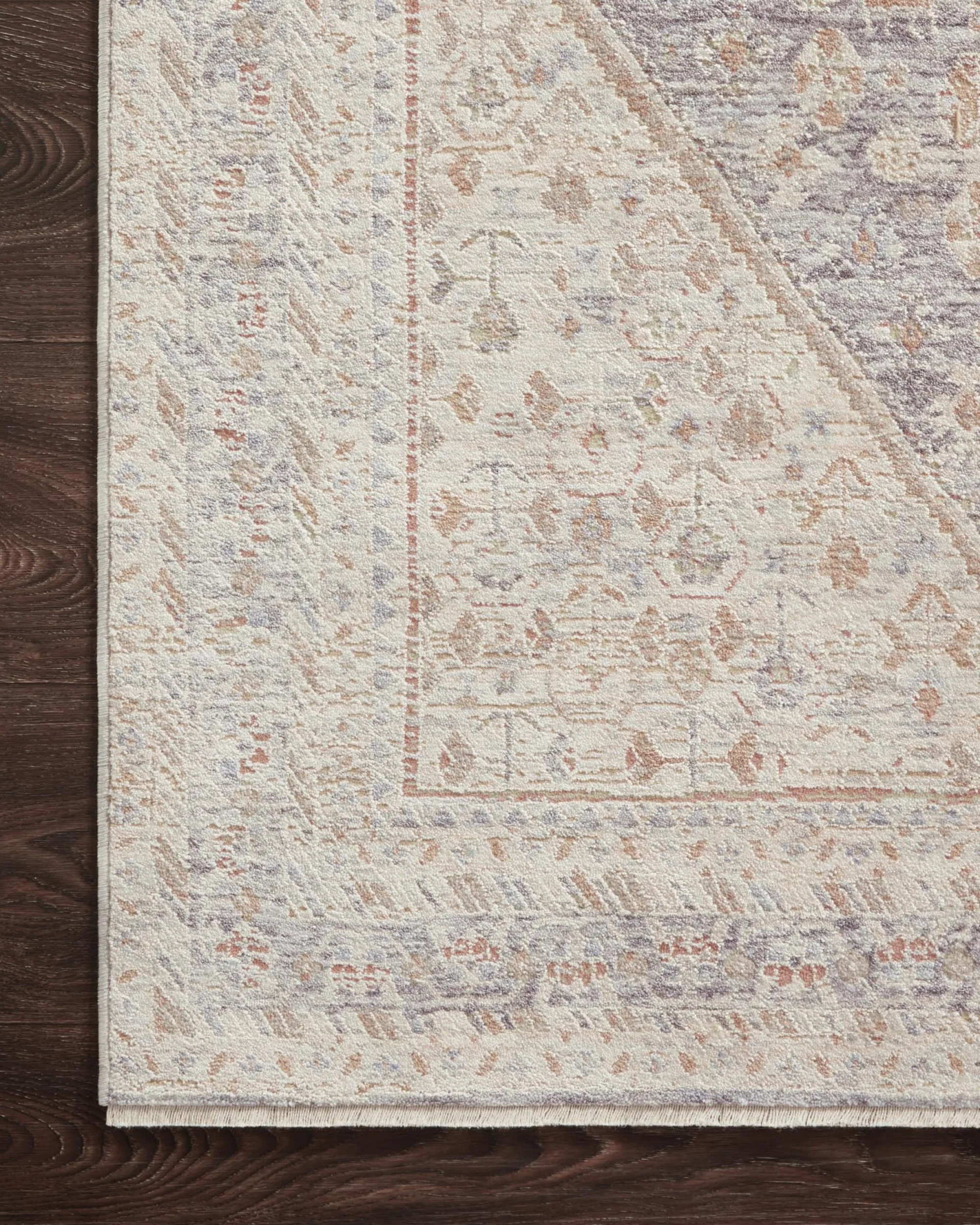 VND0086 Loloi Inc Carlisle Blue Ivory Rug