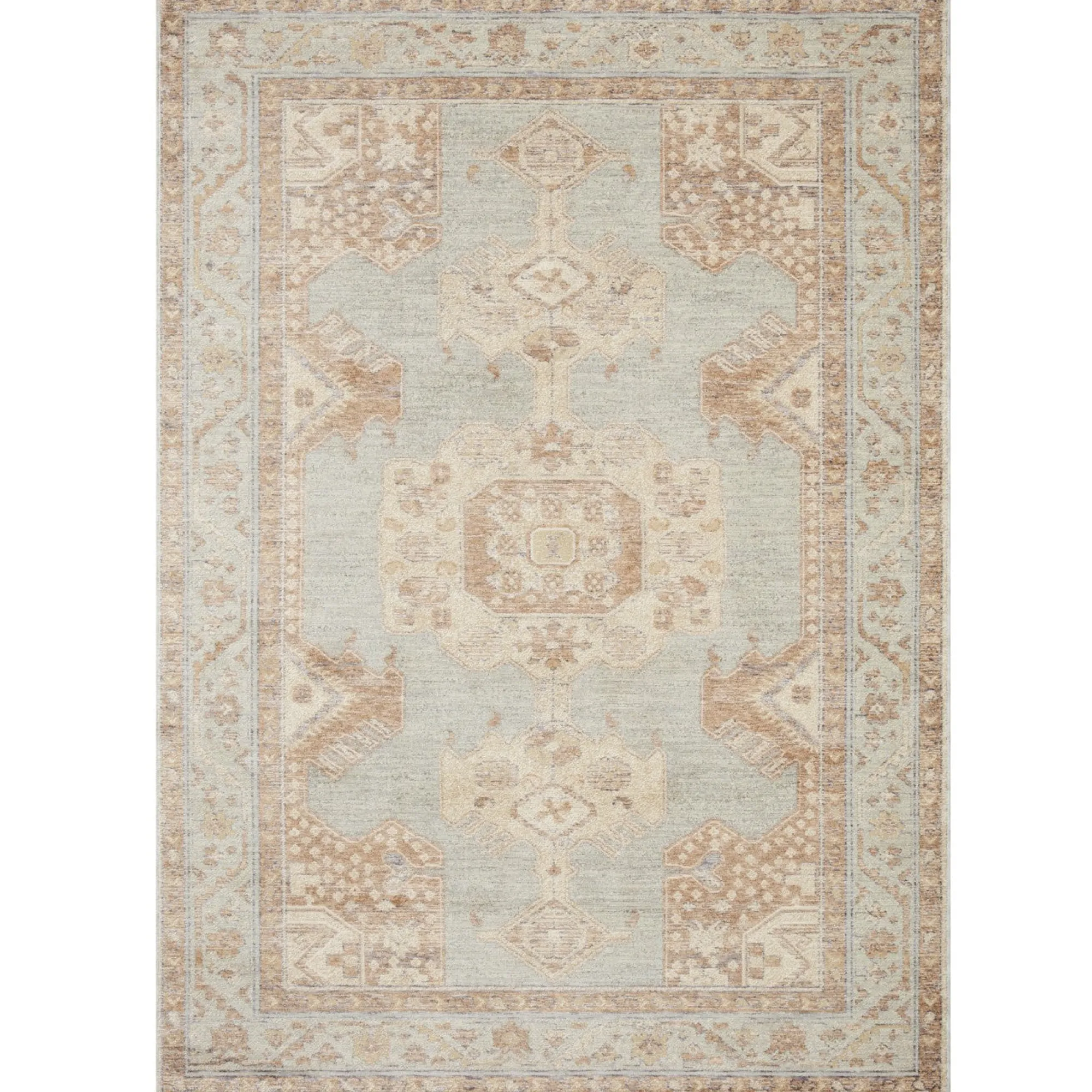VND0086 Loloi Inc Carlisle Seafoam Taupe Rug