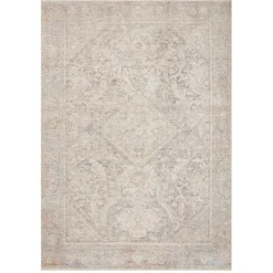 VND0086 Loloi Inc Carlisle Slate Ivory Rug