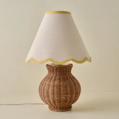 VND6475 StyleCraft Home Collection Cassie Rattan Table Lamp