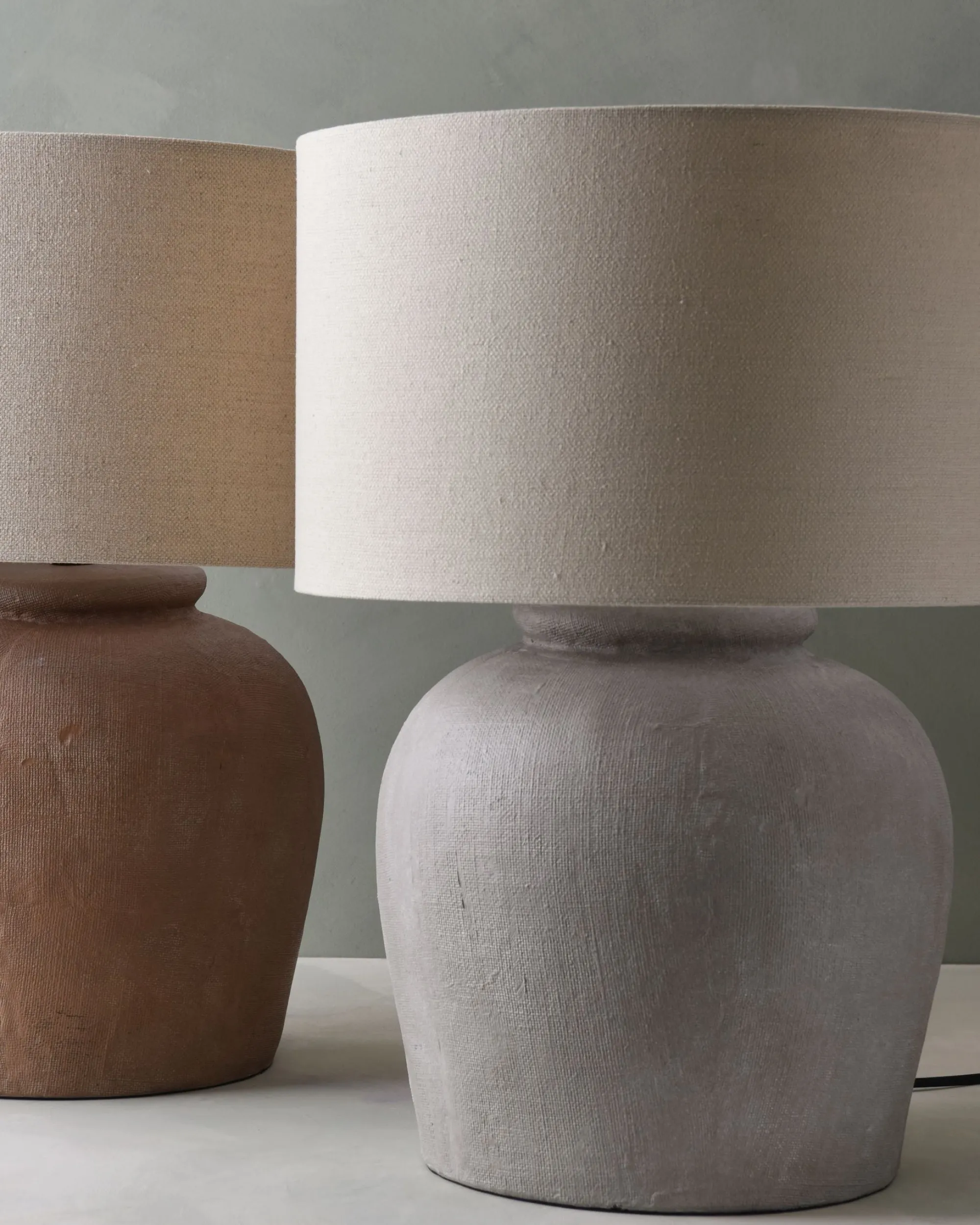 VND6475 StyleCraft Home Collection Cement Oversized Greenleigh Table Lamp