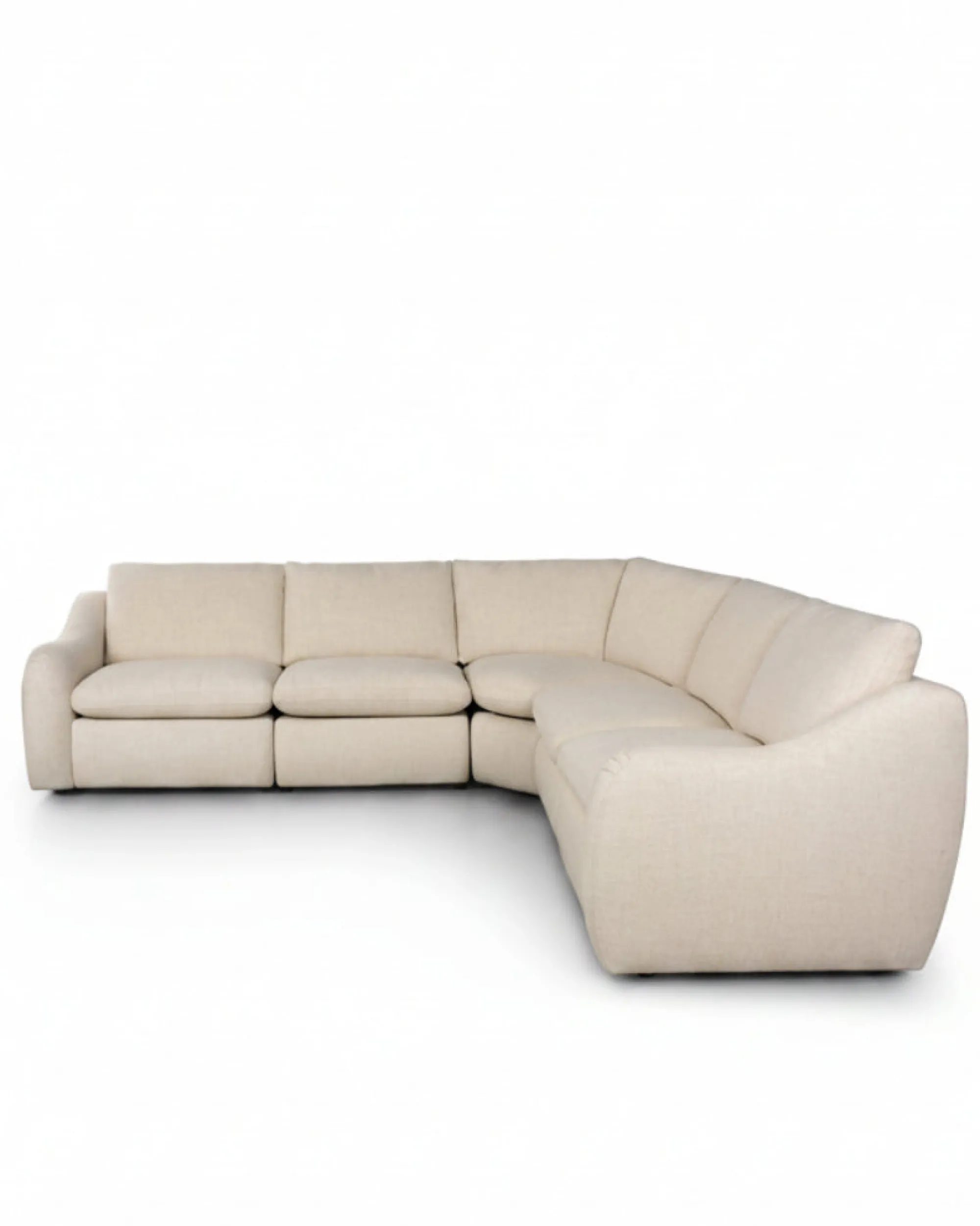 VND6200 Four Hands, LLC Chase Power Reclining 5-Piece Sectional
