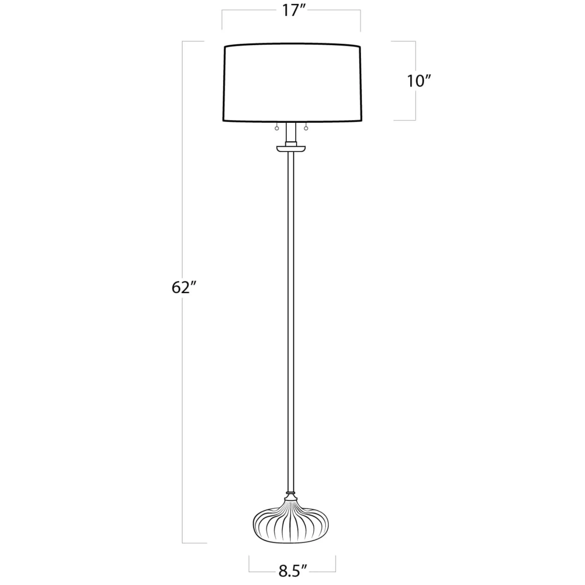 VND7751 Regina Andrew Design Inc Clove Floor Lamp