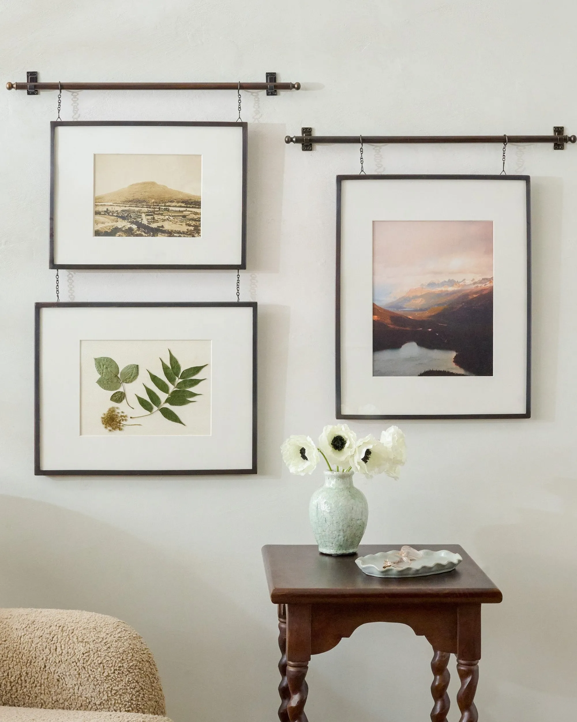 VND7372 ACUBE KRAFT PVT LTD Colleen Antique Bronze Rail Picture Frame