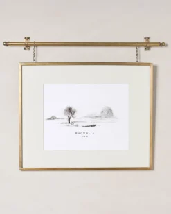 VND8957 ORNATE EXIM HOME PVT LTD Colleen Brass Rail Picture Frame