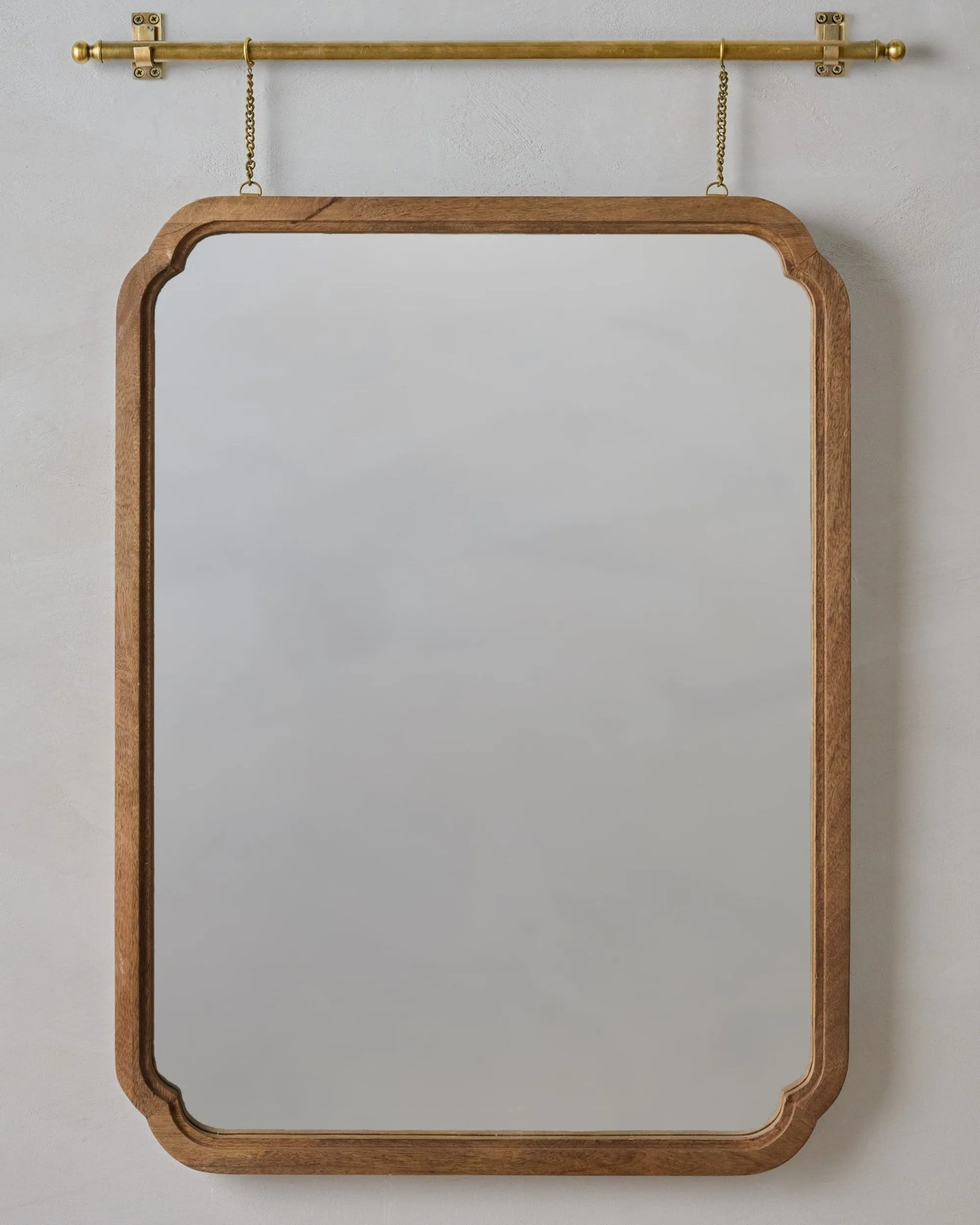 VND8122 R R INDUSTRIES Colleen Wood Framed Wall Mirror