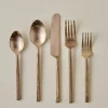 VND6715 VENUS IMPEX Copper Flatware Set of Five