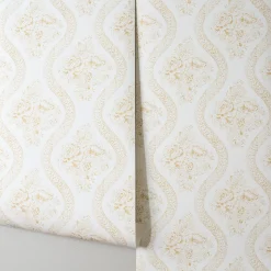 VND2730 York Wallcoverings Coverlet Floral Wallpaper