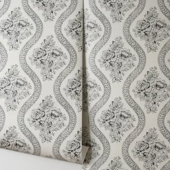 VND2730 York Wallcoverings Coverlet Floral Wallpaper
