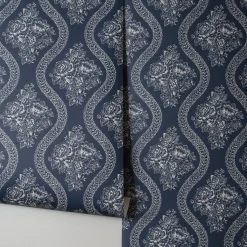 VND2730 York Wallcoverings Coverlet Floral Wallpaper
