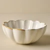 VND0092 Melrose International, LLC Cream Scalloped Cereal Bowl