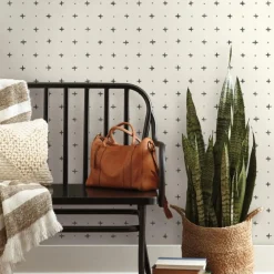VND2730 York Wallcoverings Cross Stitch Wallpaper
