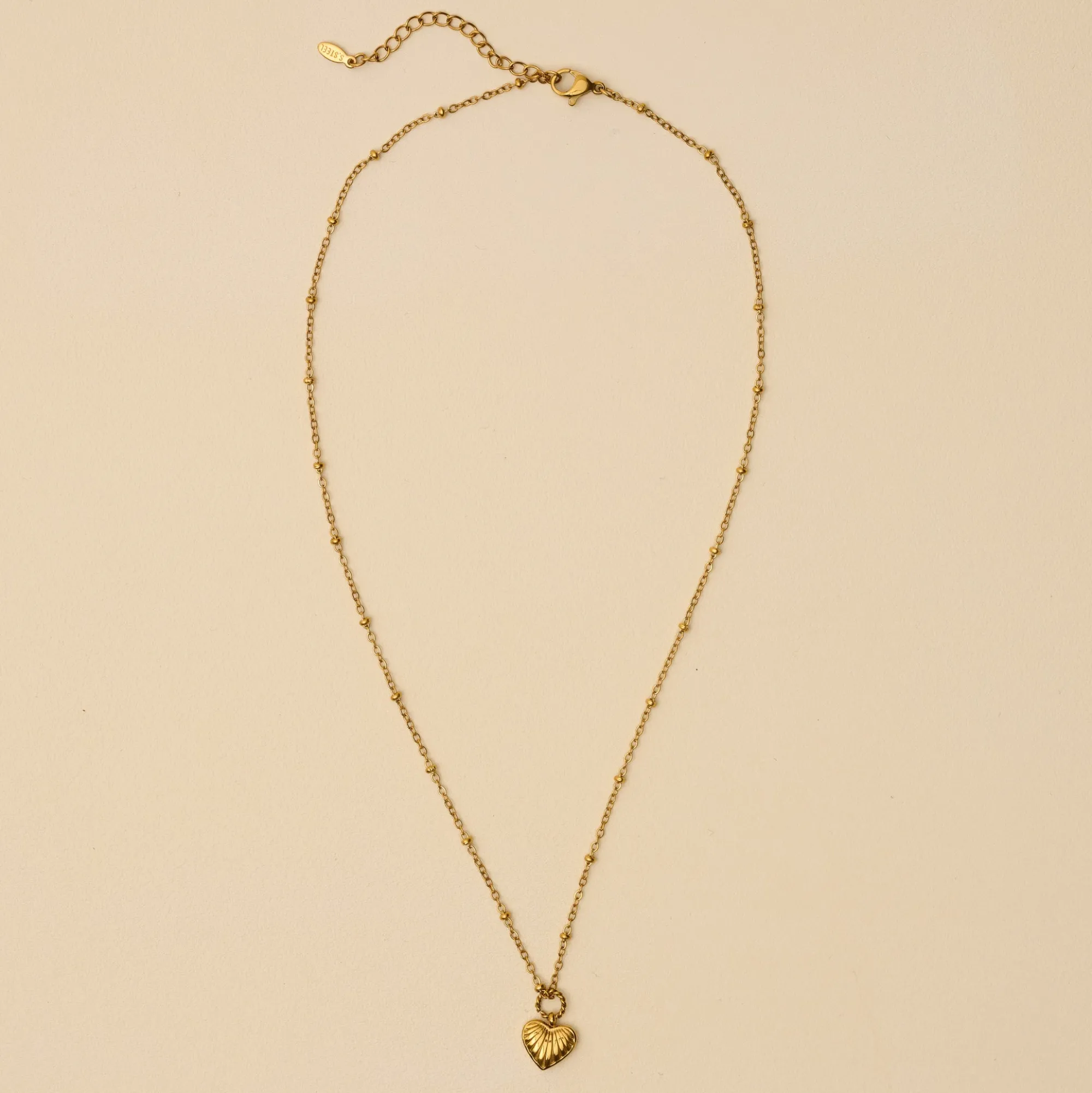 VND6091 Shop Gracefully Inc Dainty Braided Heart Necklace