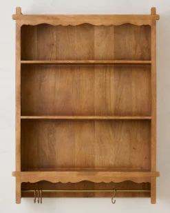 VND8551 MANI ART Daphne Wooden Wall Shelf