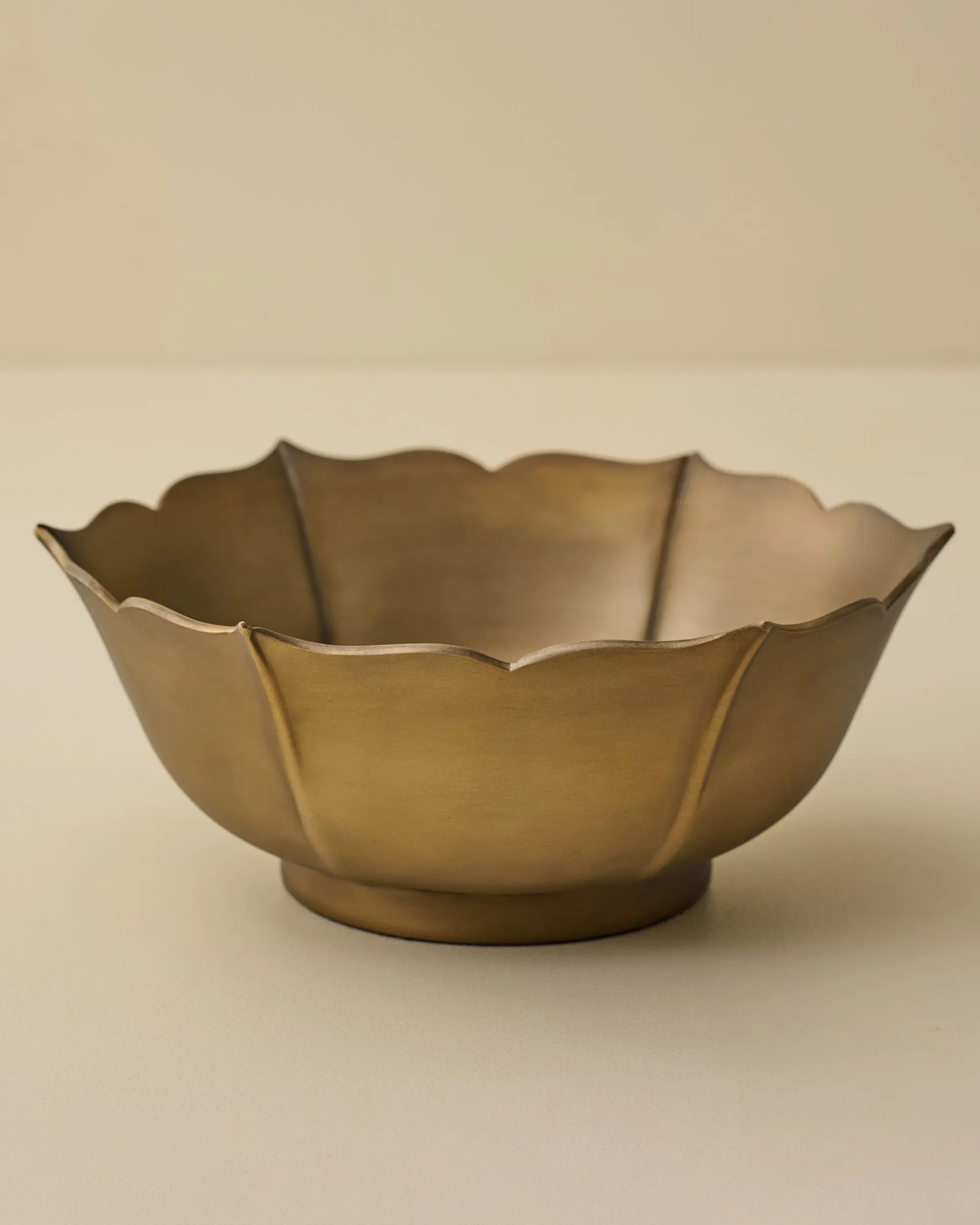 VND6624 GULATI EXPORTS Ellie Antiqued Brass Decorative Bowl