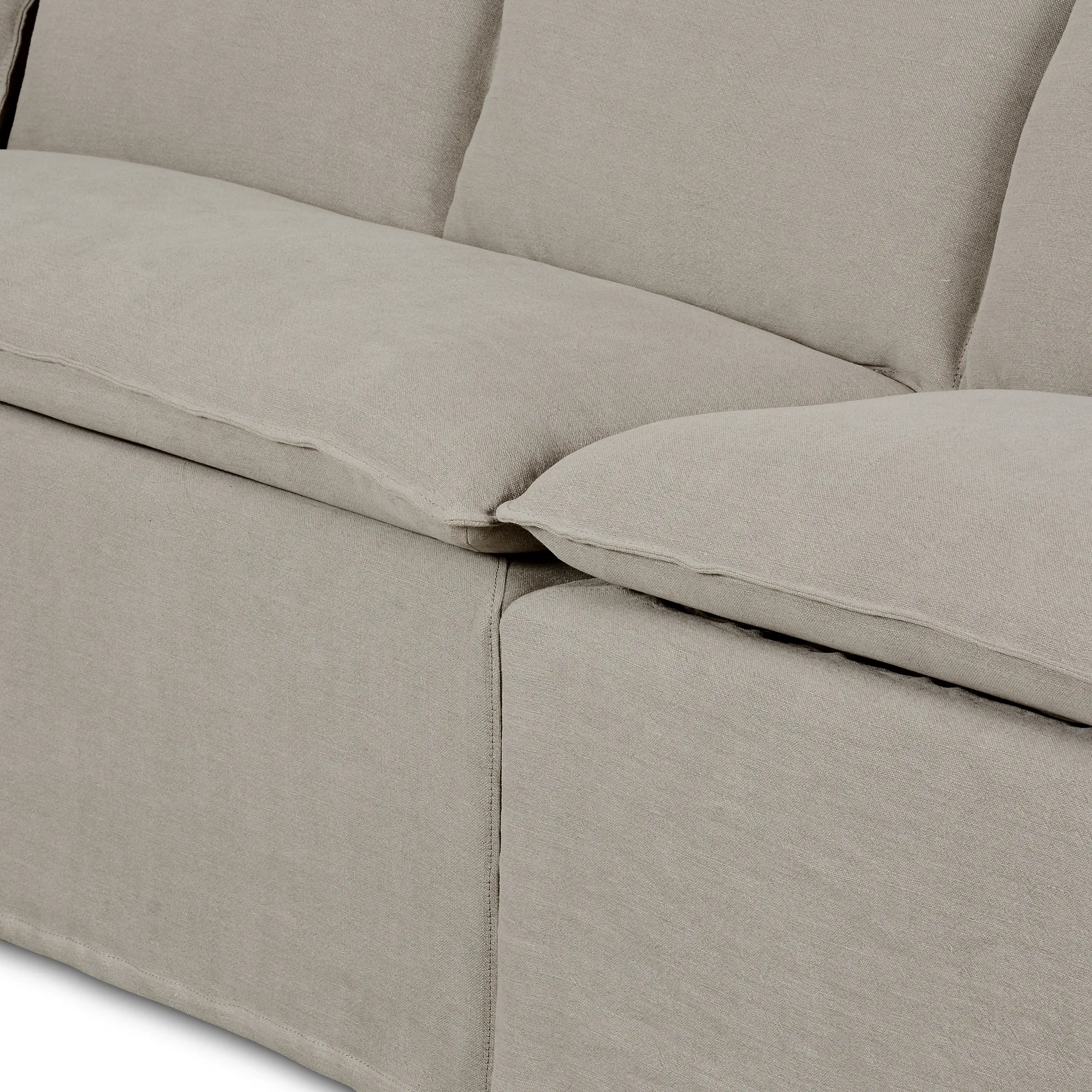 VND6200 Four Hands, LLC Erica Slipcover Dining Banquette