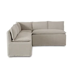 VND6200 Four Hands, LLC Erica Slipcover Dining Banquette