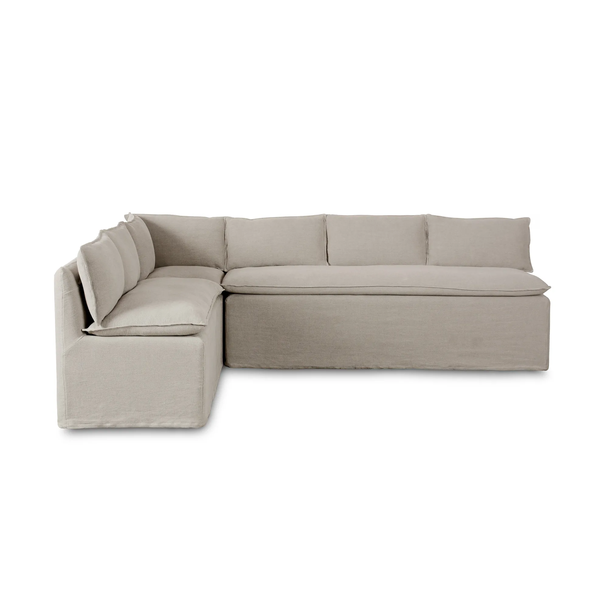 VND6200 Four Hands, LLC Erica Slipcover Dining Banquette