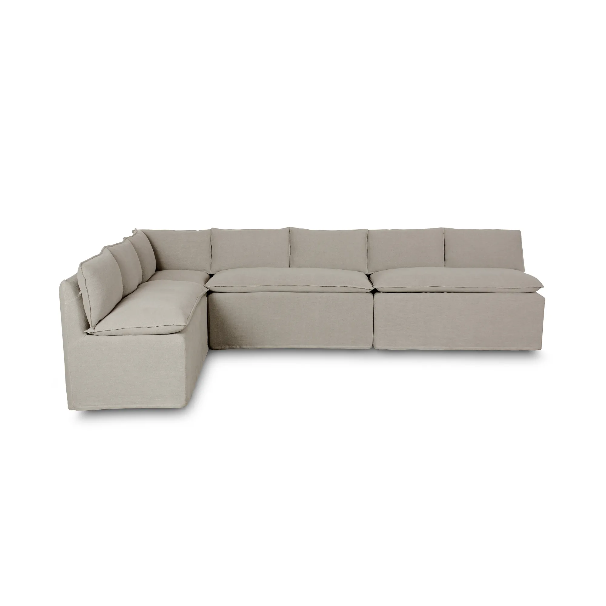 VND6200 Four Hands, LLC Erica Slipcover Dining Banquette