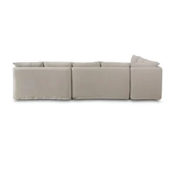 VND6200 Four Hands, LLC Erica Slipcover Dining Banquette