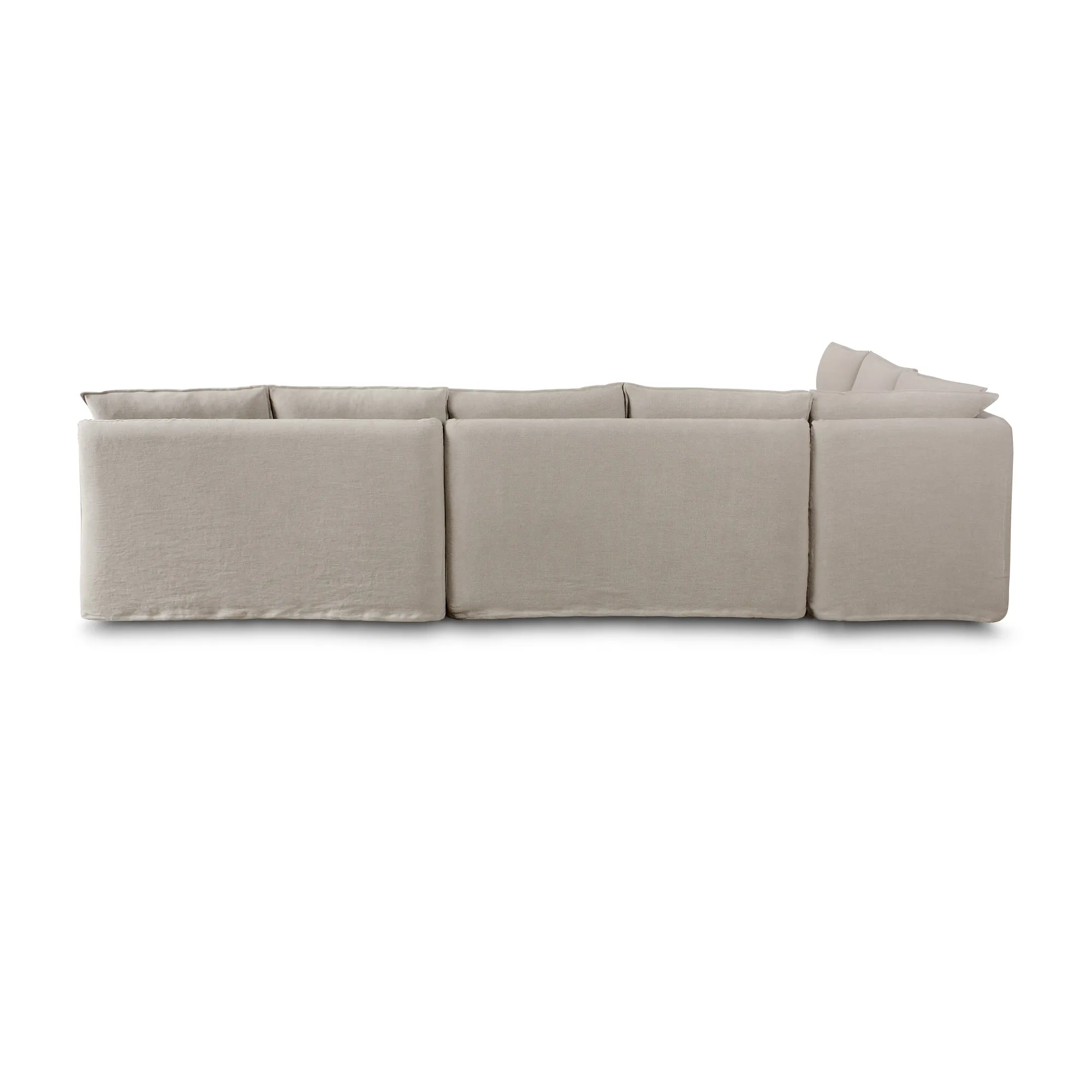 VND6200 Four Hands, LLC Erica Slipcover Dining Banquette