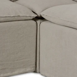 VND6200 Four Hands, LLC Erica Slipcover Dining Banquette