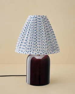 VND6475 StyleCraft Home Collection Farrah Table Lamp - Deep Burgundy