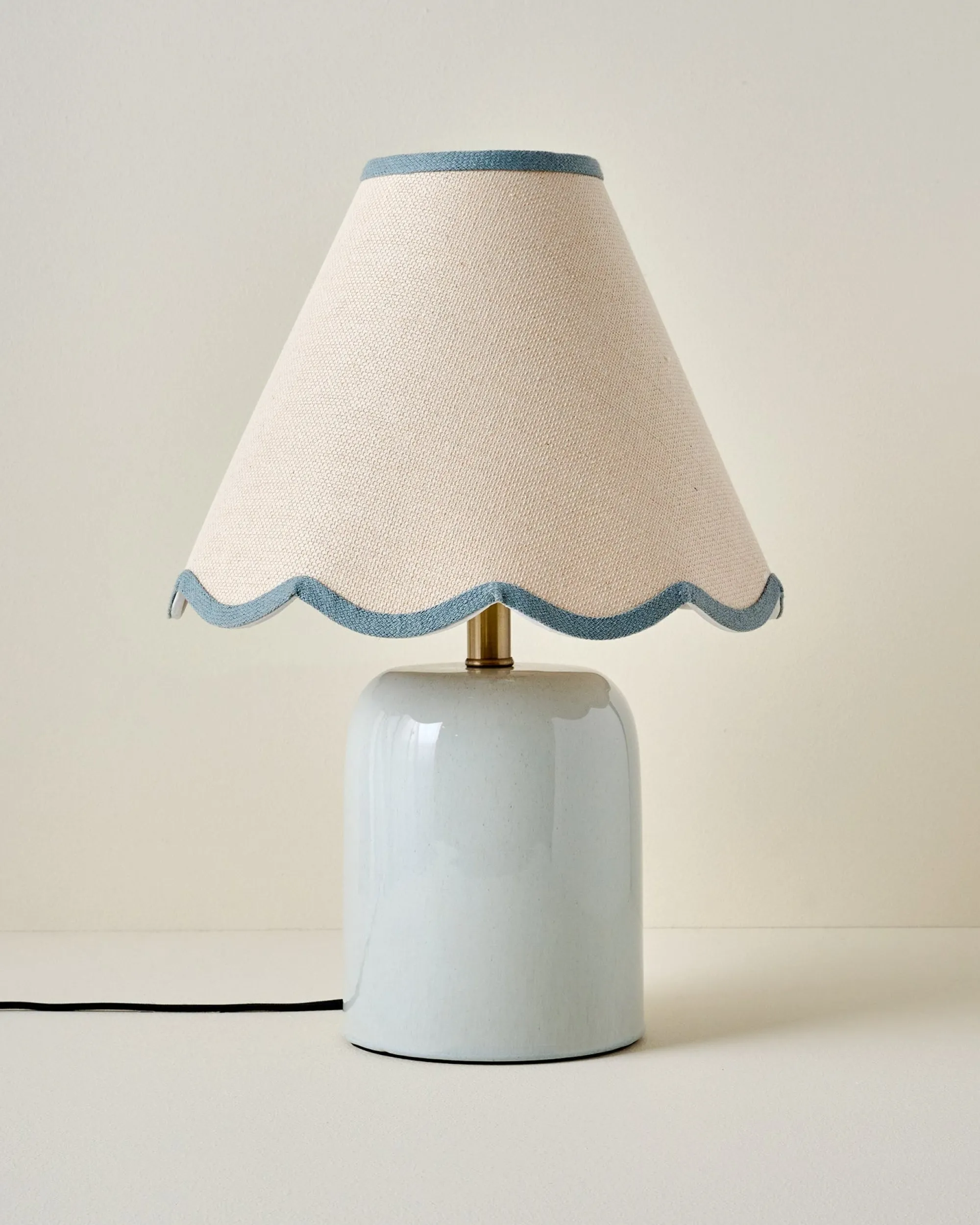 VND6475 StyleCraft Home Collection Farrah Table Lamp - Mist Blue
