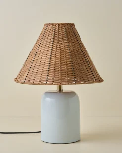 VND6475 StyleCraft Home Collection Farrah Table Lamp - Mist Blue